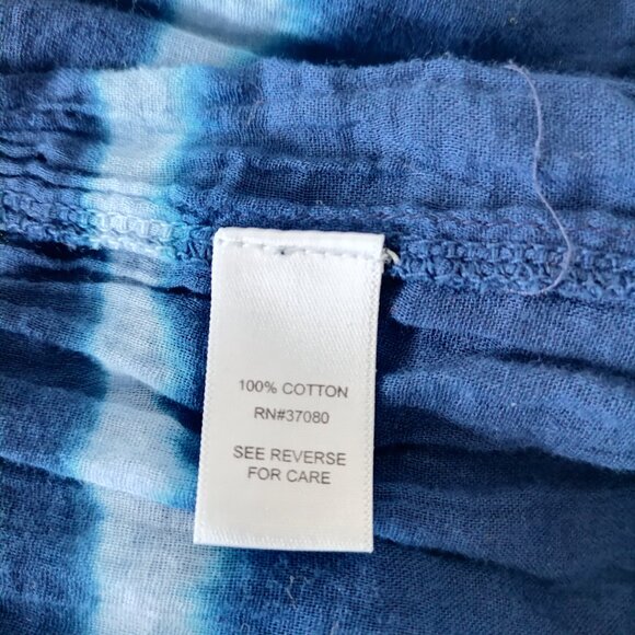 Cato Womens Blue Elastic Waist Witchy Tie Dye Pull On Flare Skirt Size 22/24W - Picture 6 of 7